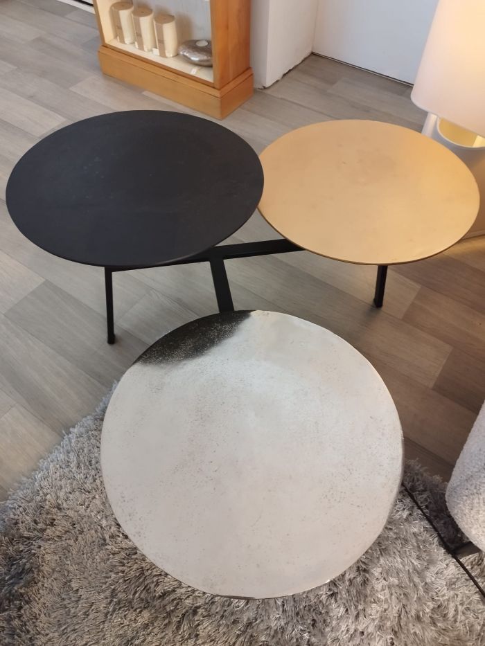 Table basse 3 plateaux