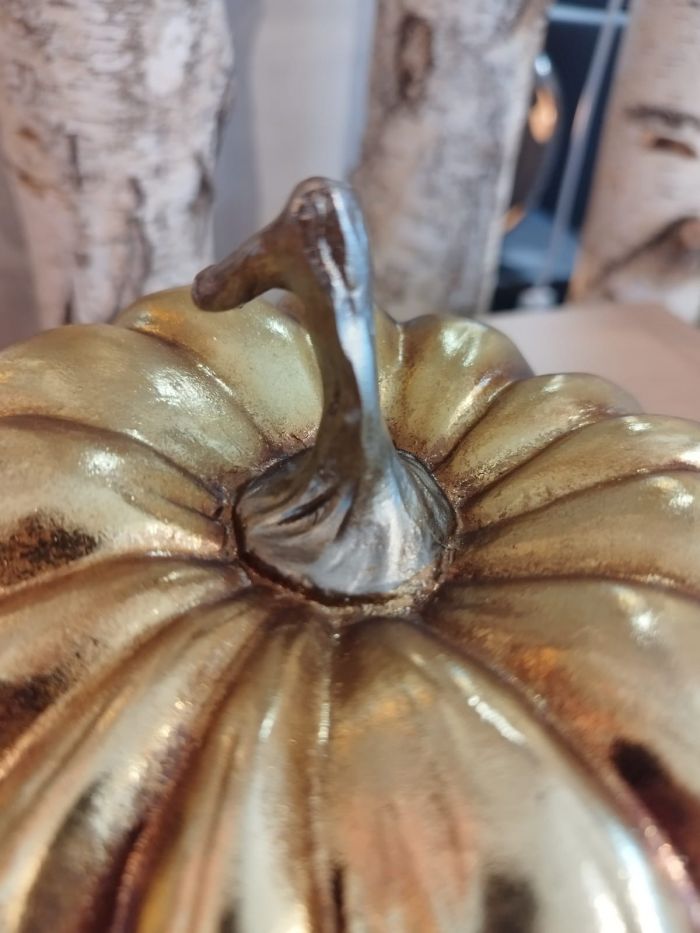 Déco citrouille dorée