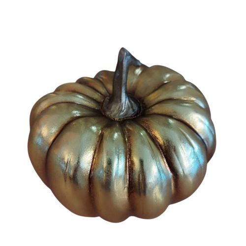 Déco citrouille dorée