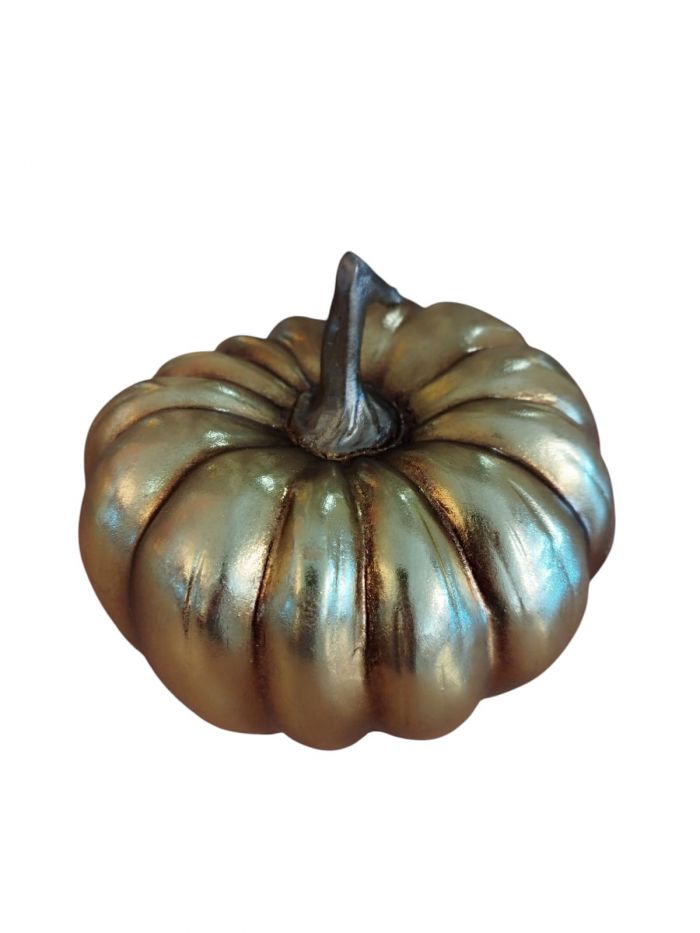 Déco citrouille dorée