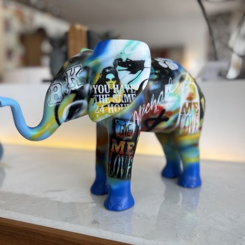 Eléphant coloré
