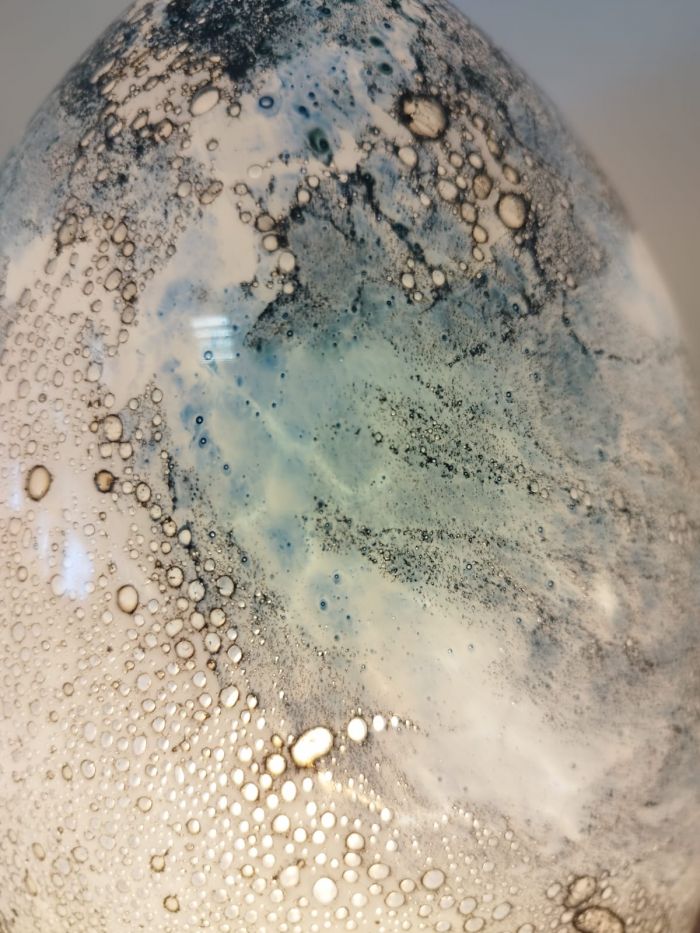 Lampe en verre oeuf