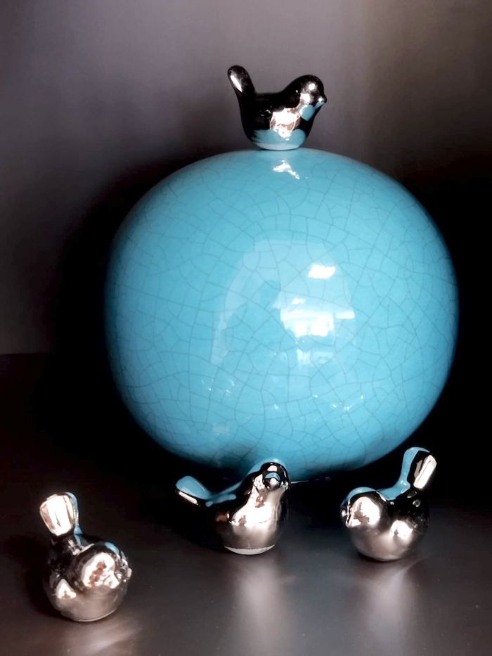 Oiseau argent
