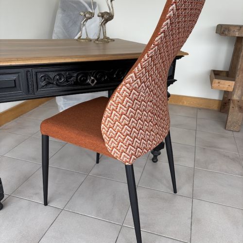 Chaise Orange déco