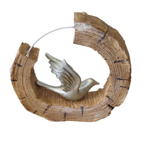 Déco oiseau bois
